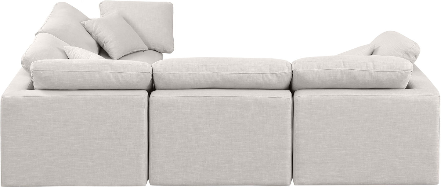Indulge - Linen 4 Piece Modular Corner Sectional