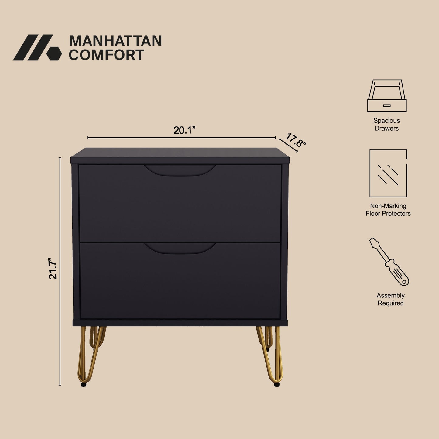 Manhattan Avira - Nightstand