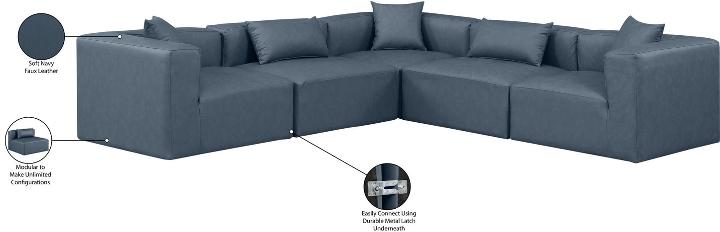 Cube - 5 Piece Modular Corner Sectional