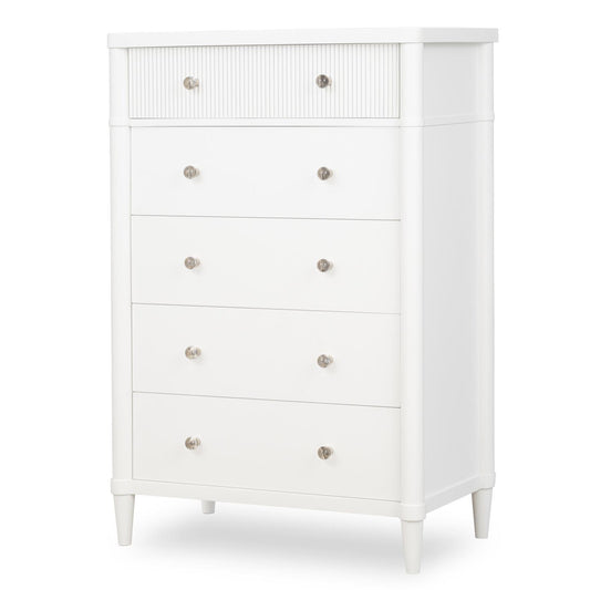 Adeline - 5 Drawer Chest - Cloud White