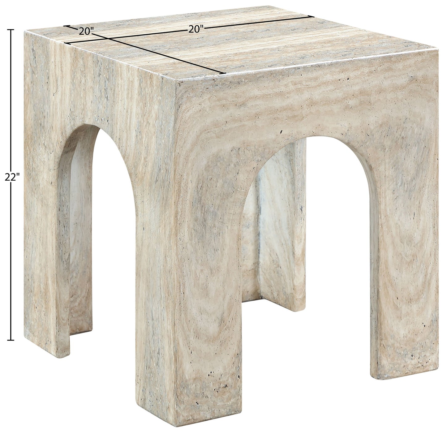 Renza - Concrete And Fiberglass Indoor / Outdoor Table