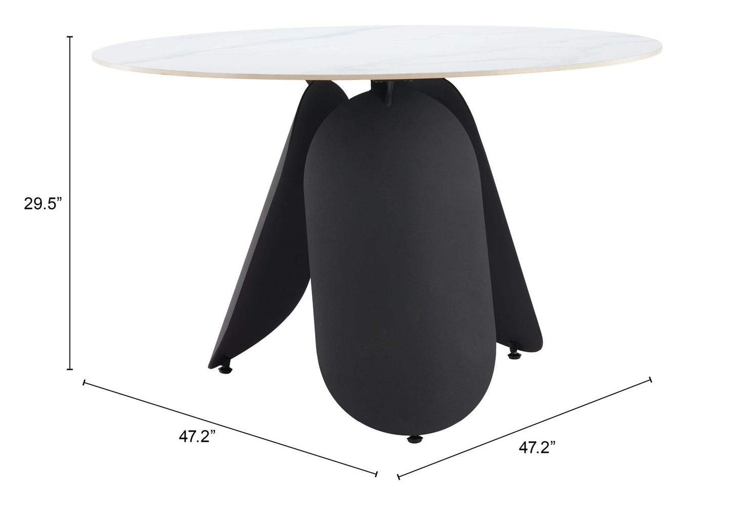 Toru - Dining Table - White