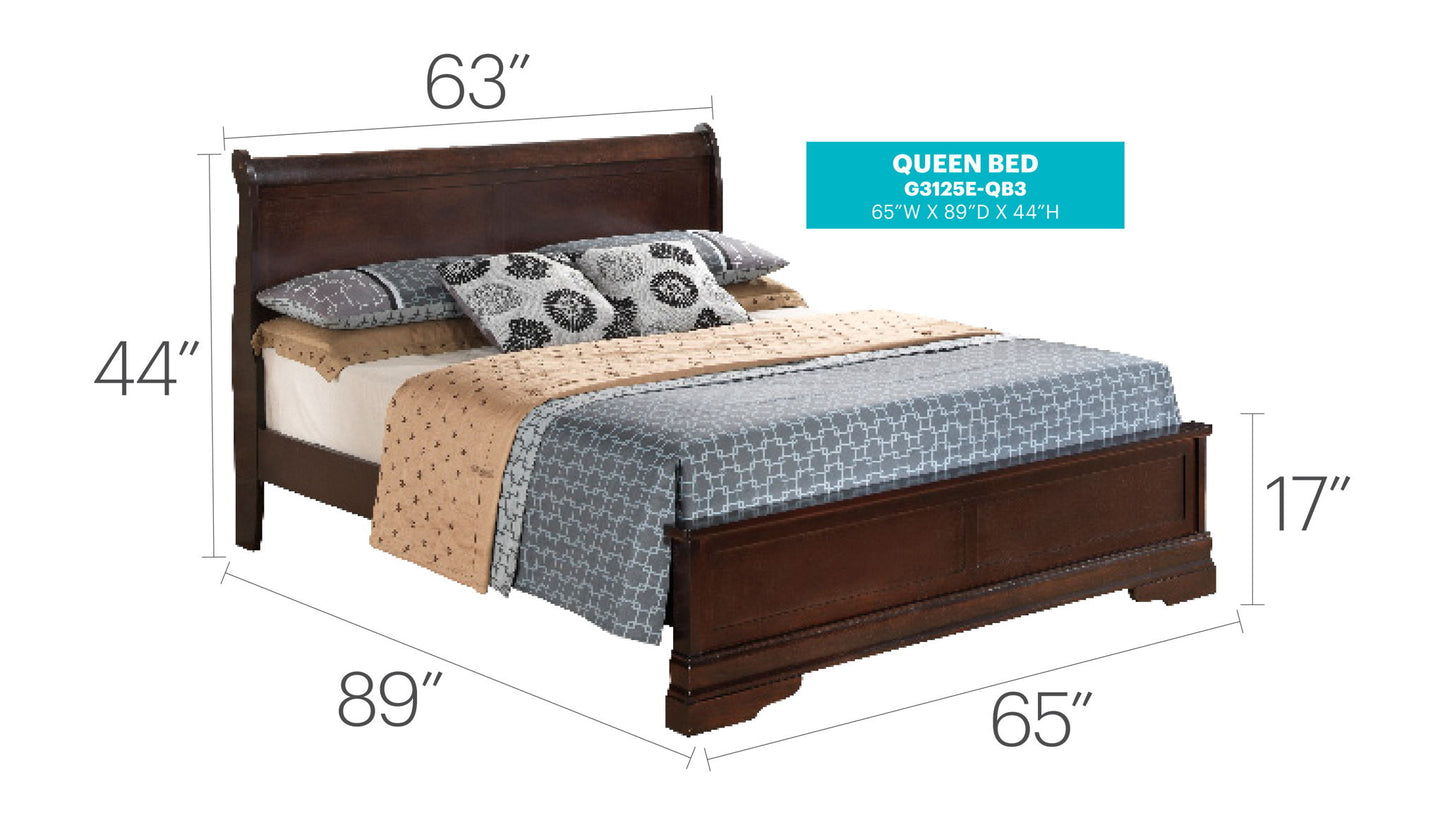 Glory Furniture - Louis Phillipe - Bed