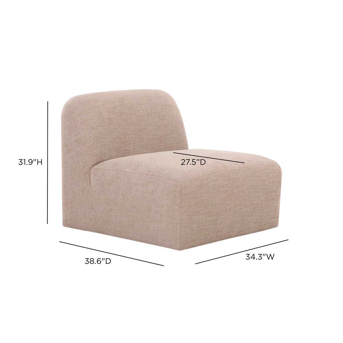 Gorge - Armless Chair