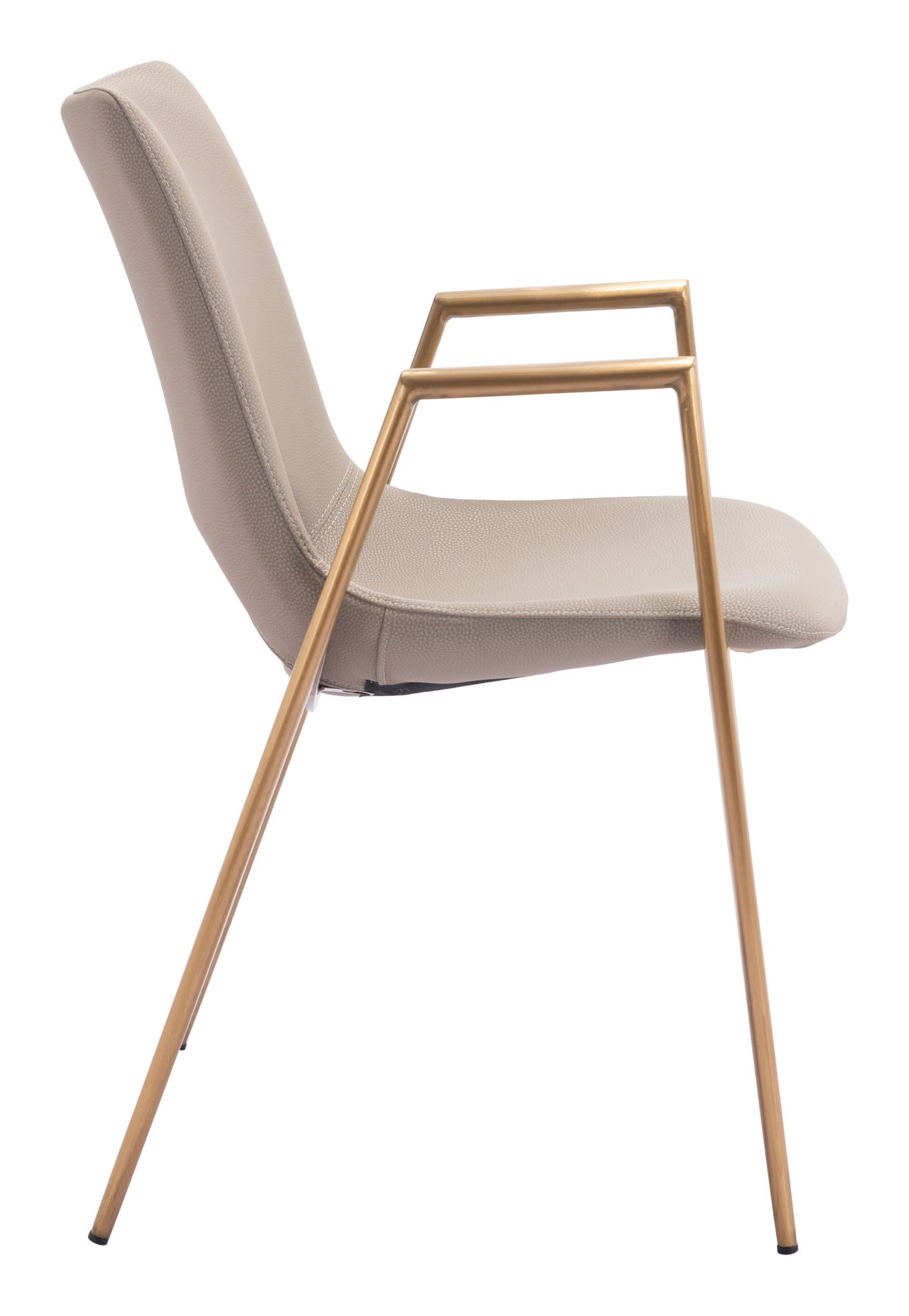 Desi - Dining Chair With Gold Legs (Set of 2)