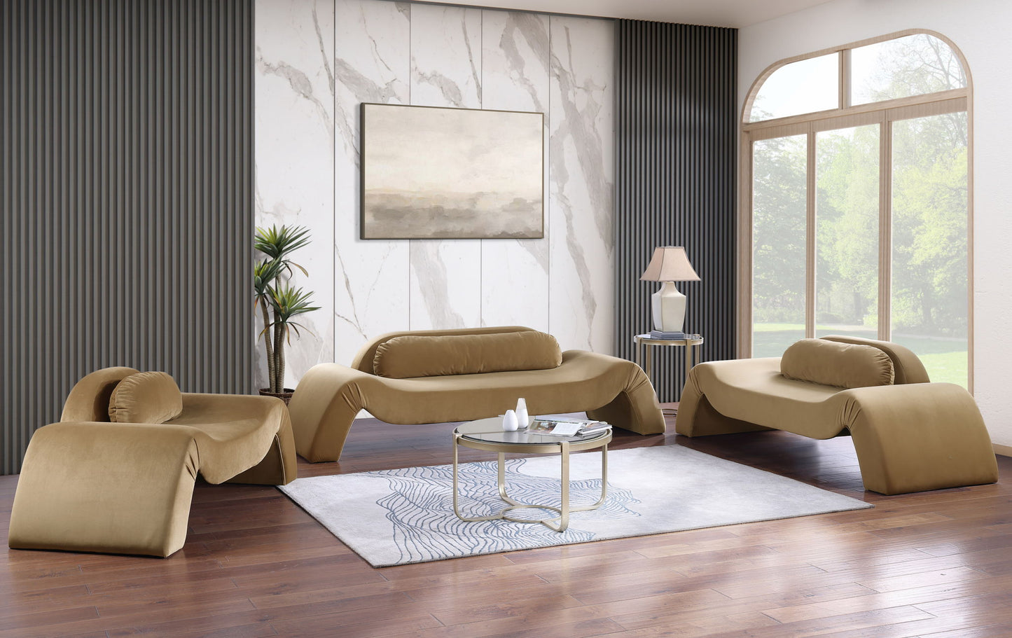 Austin - Velvet Loveseat