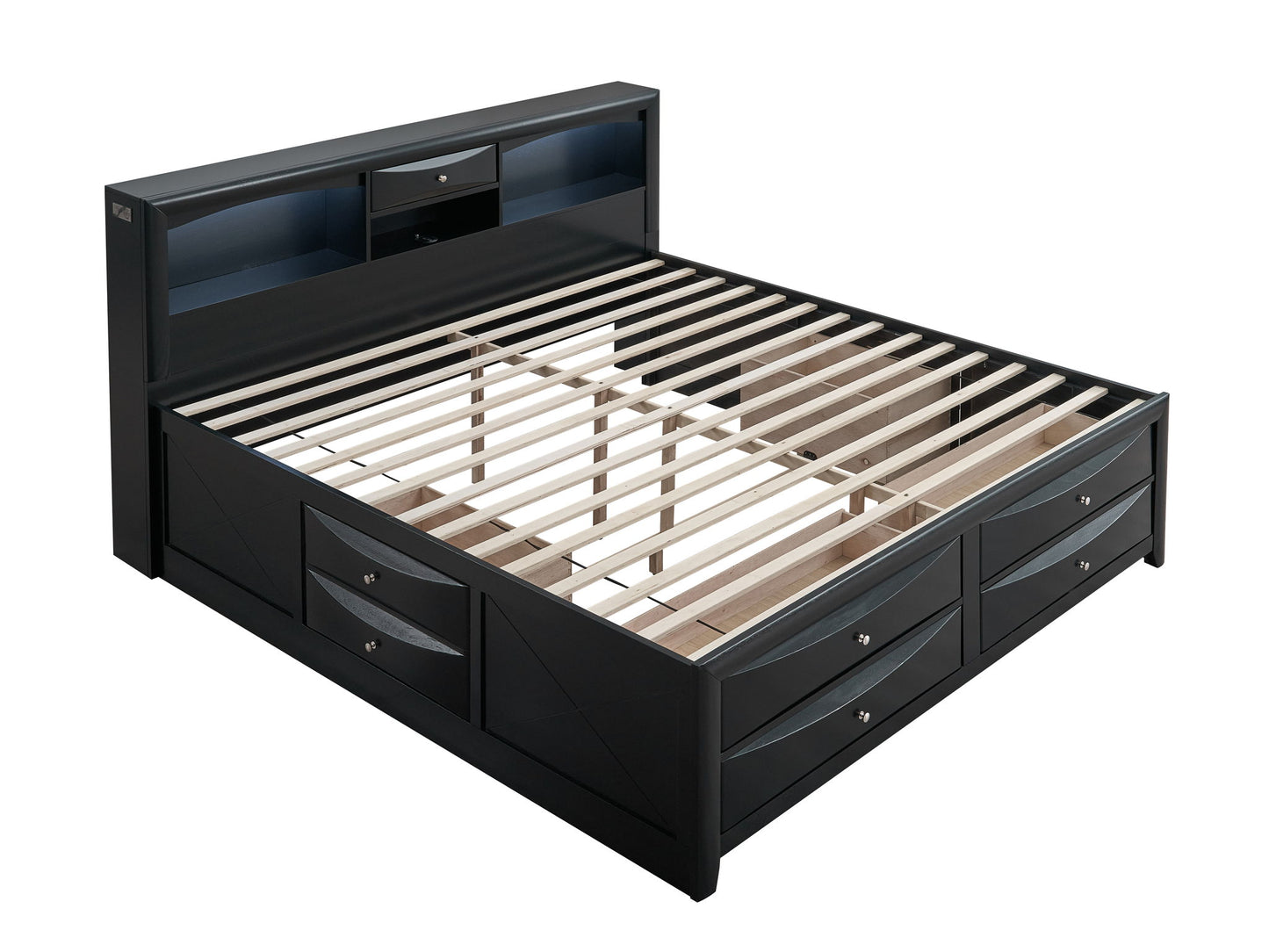 Glory Furniture - Marilla - Storage Bed With Lighting
