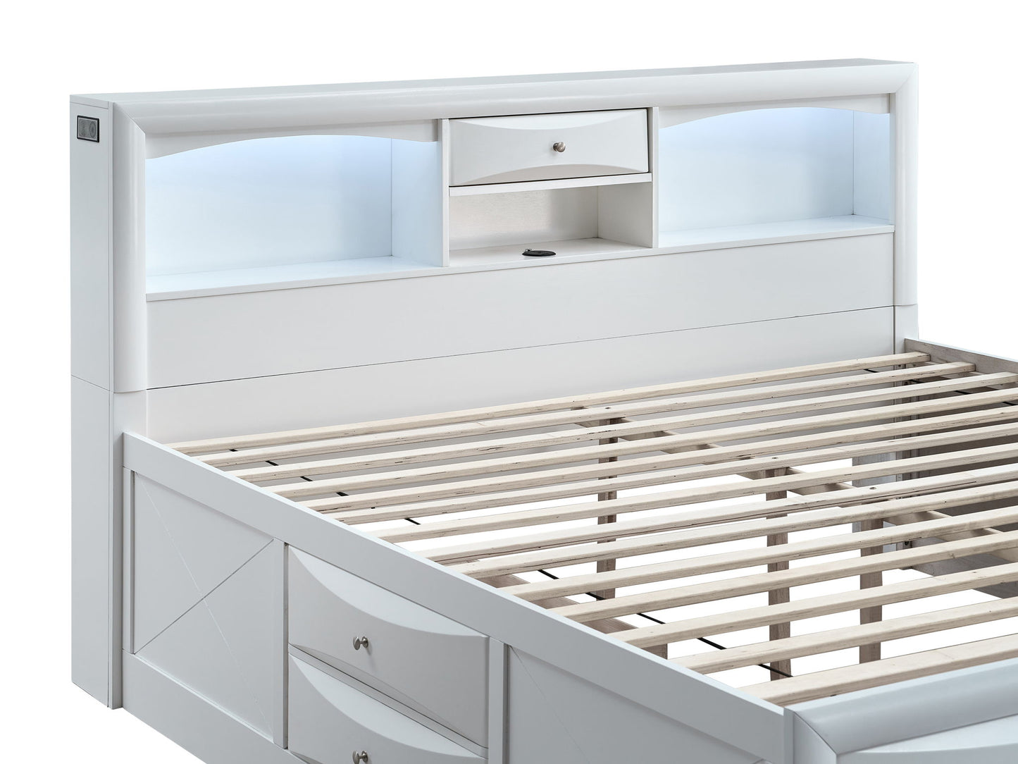 Glory Furniture - Marilla - Storage Bed With Lighting