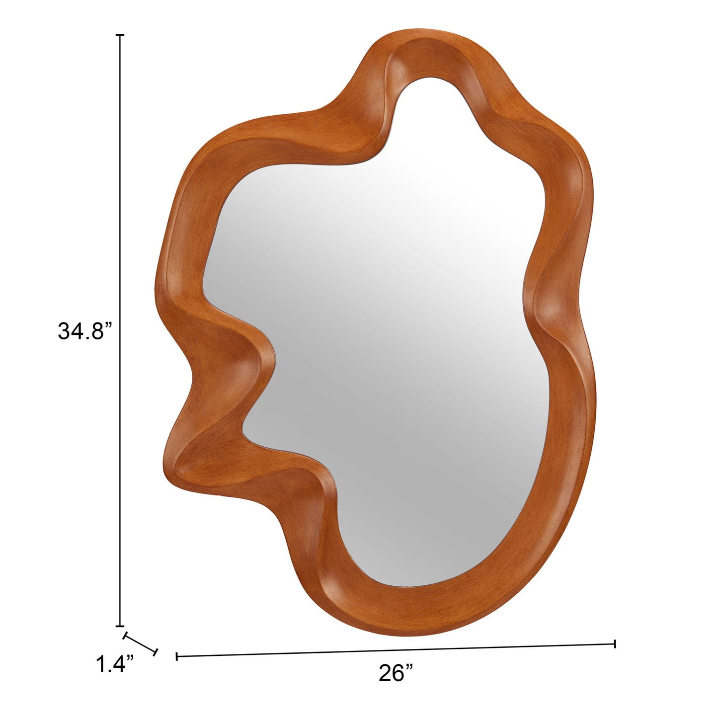 Foz - Mirror - Brown