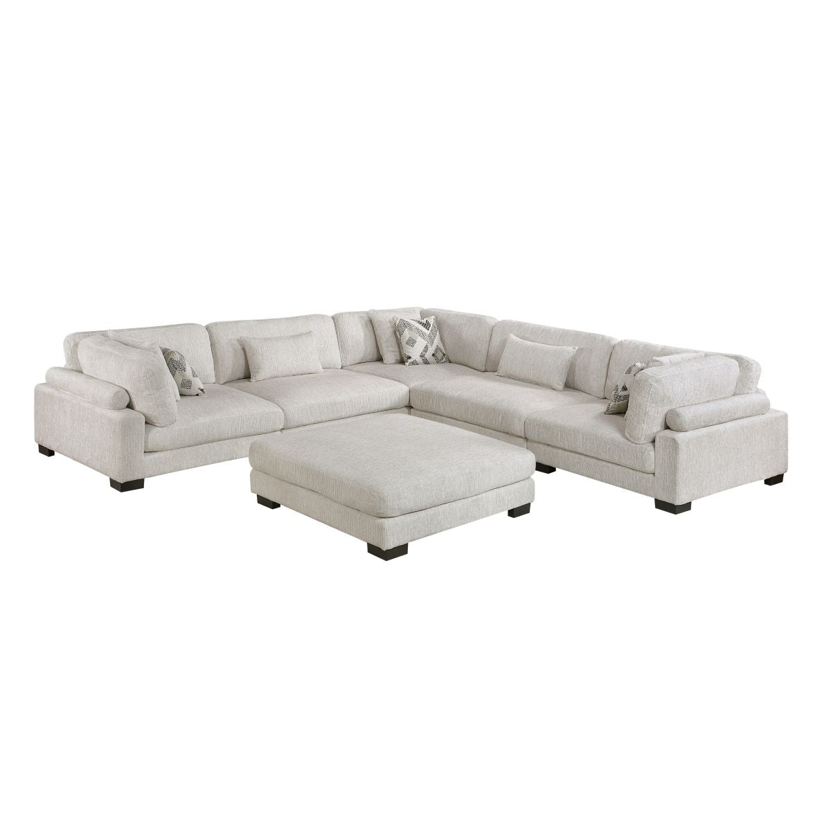 Tinley 6-Piece Modular Sectional with Ottoman