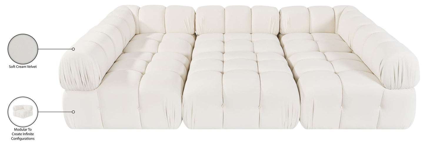 Orin - Velvet 6 Piece Modular Sectional