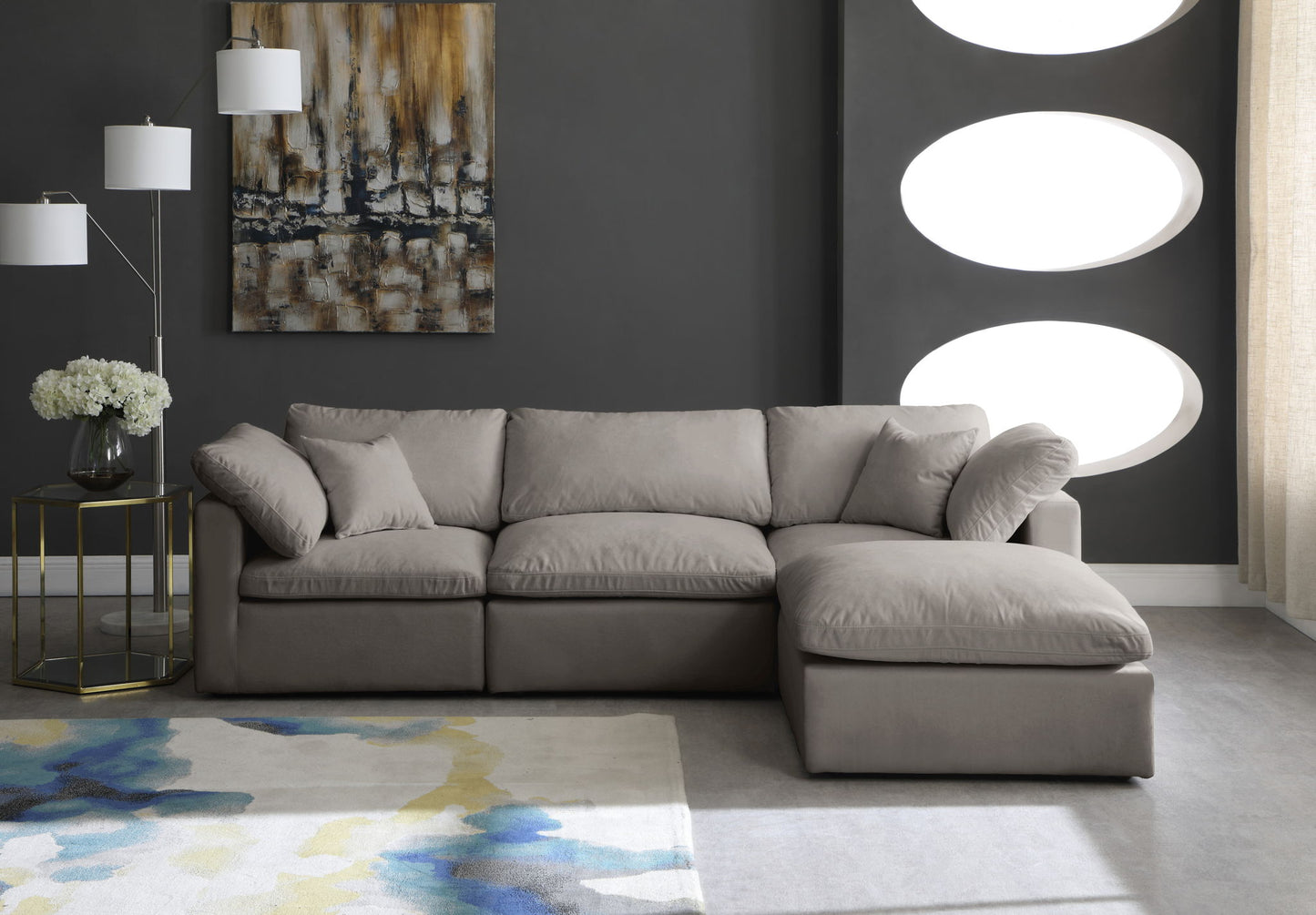 Plush - 4 Piece Modular Sectional