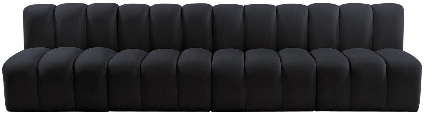 Arc - Velvet 4 Seats Modular Sofa