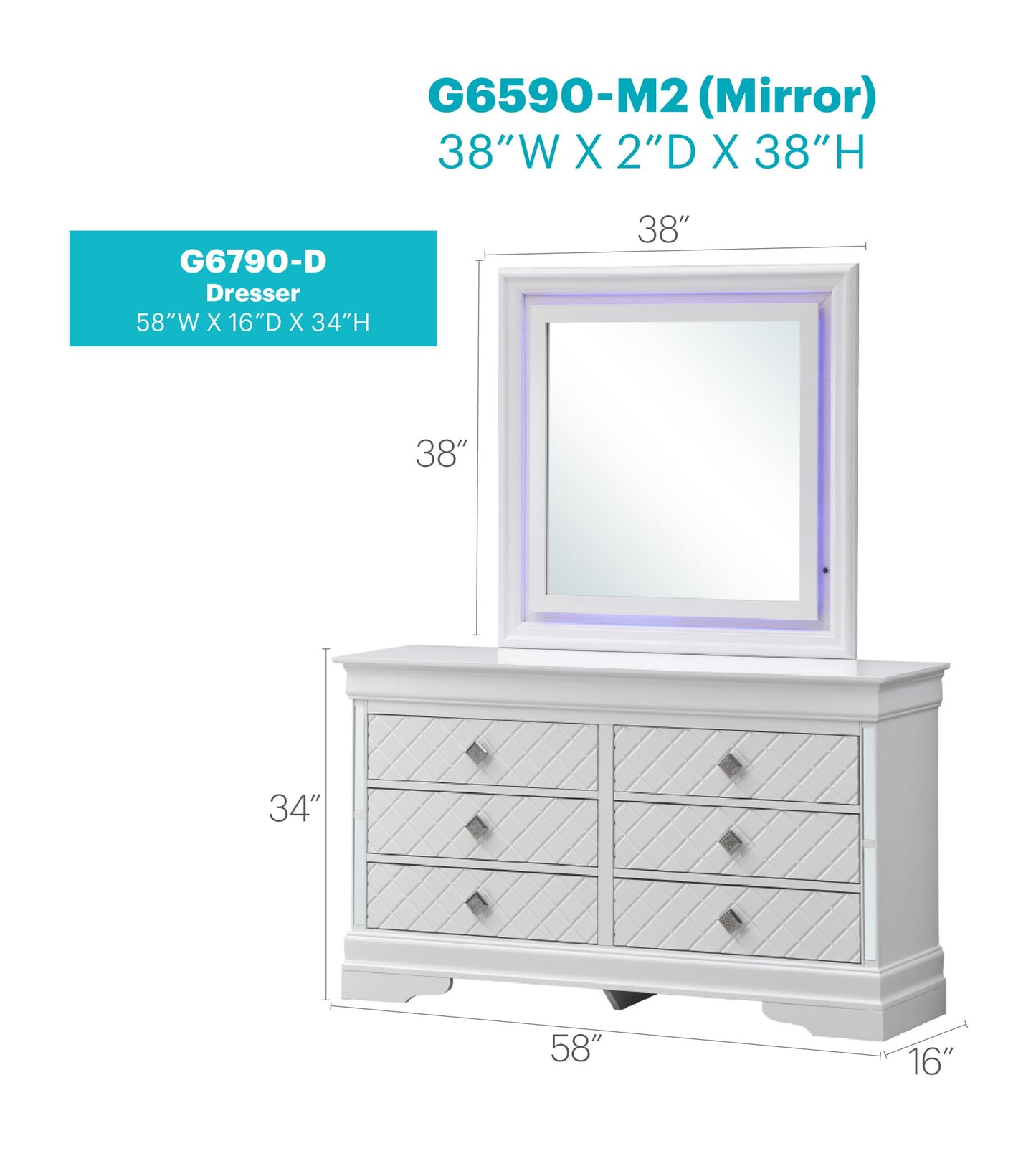 Glory Furniture - Verona - Dresser