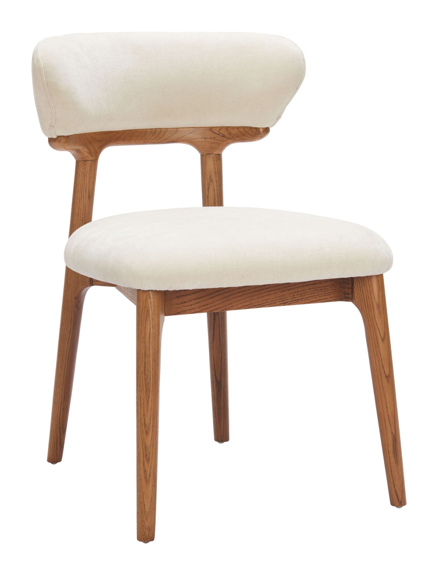 Cedar - Dining Chair (Set of 2) - White / Walnut