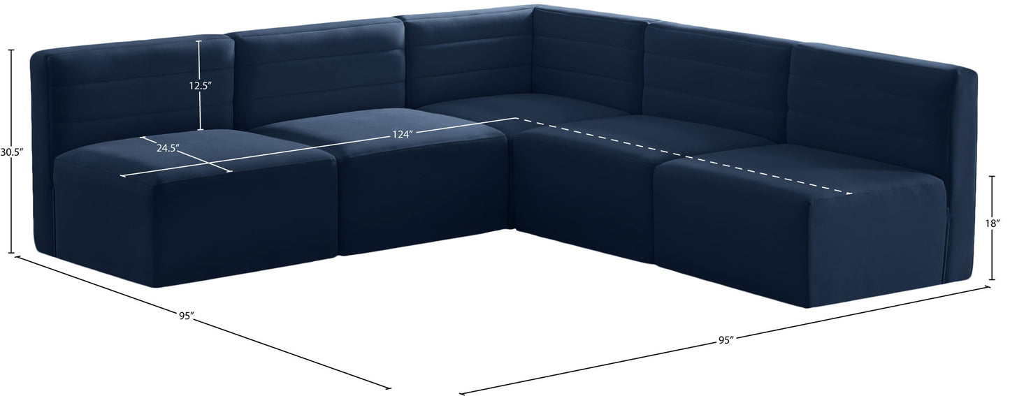 Quincy - 5 Piece Modular Sectional