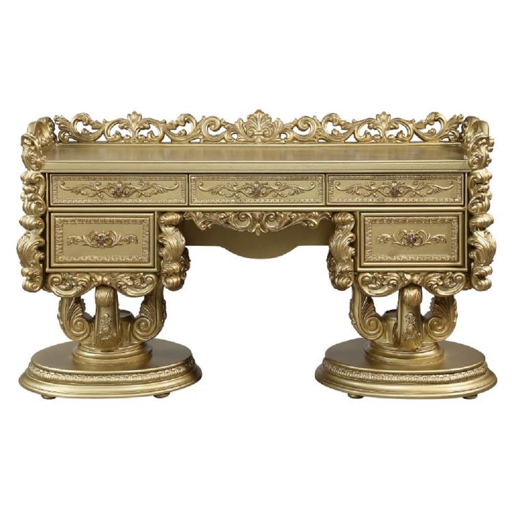 Bernadette - Vanity Desk - Gold