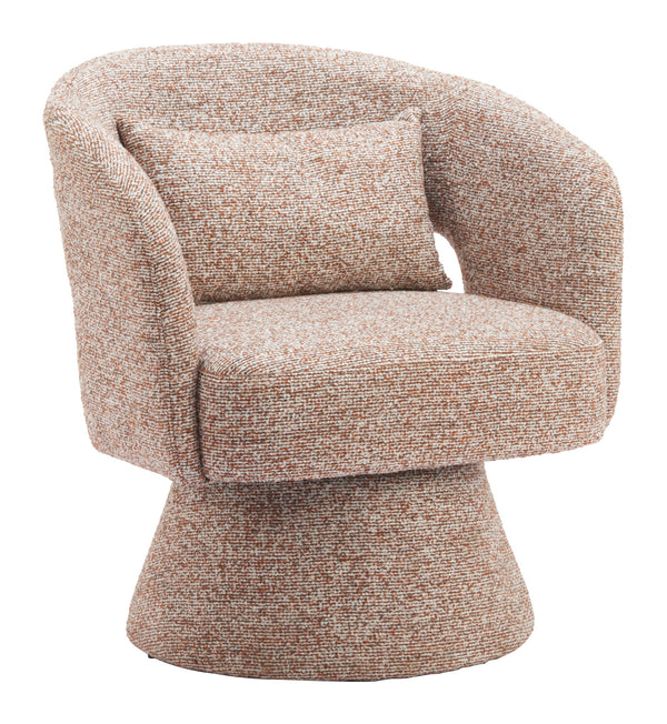 Liva - Swivel Chair - Frosty Brown