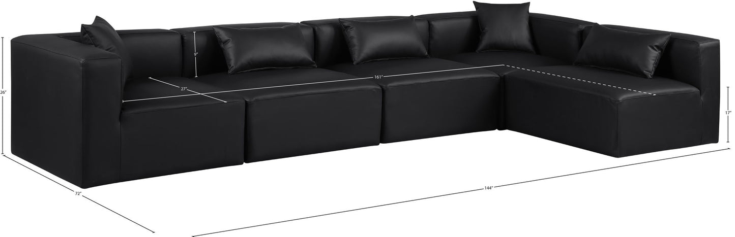 Cube - 5 Piece Modular Sectional
