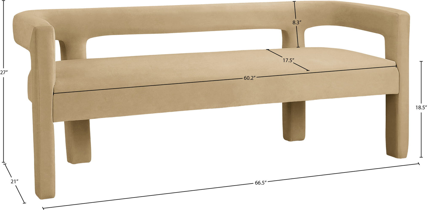 Athena - Velvet Bench
