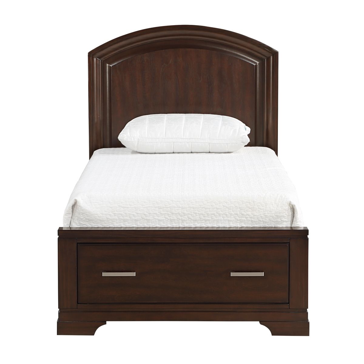 Hudson Twin Platform Bed with Footboard Storage