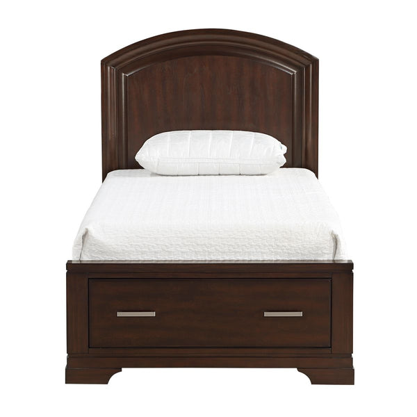 Hudson Twin Platform Bed with Footboard Storage