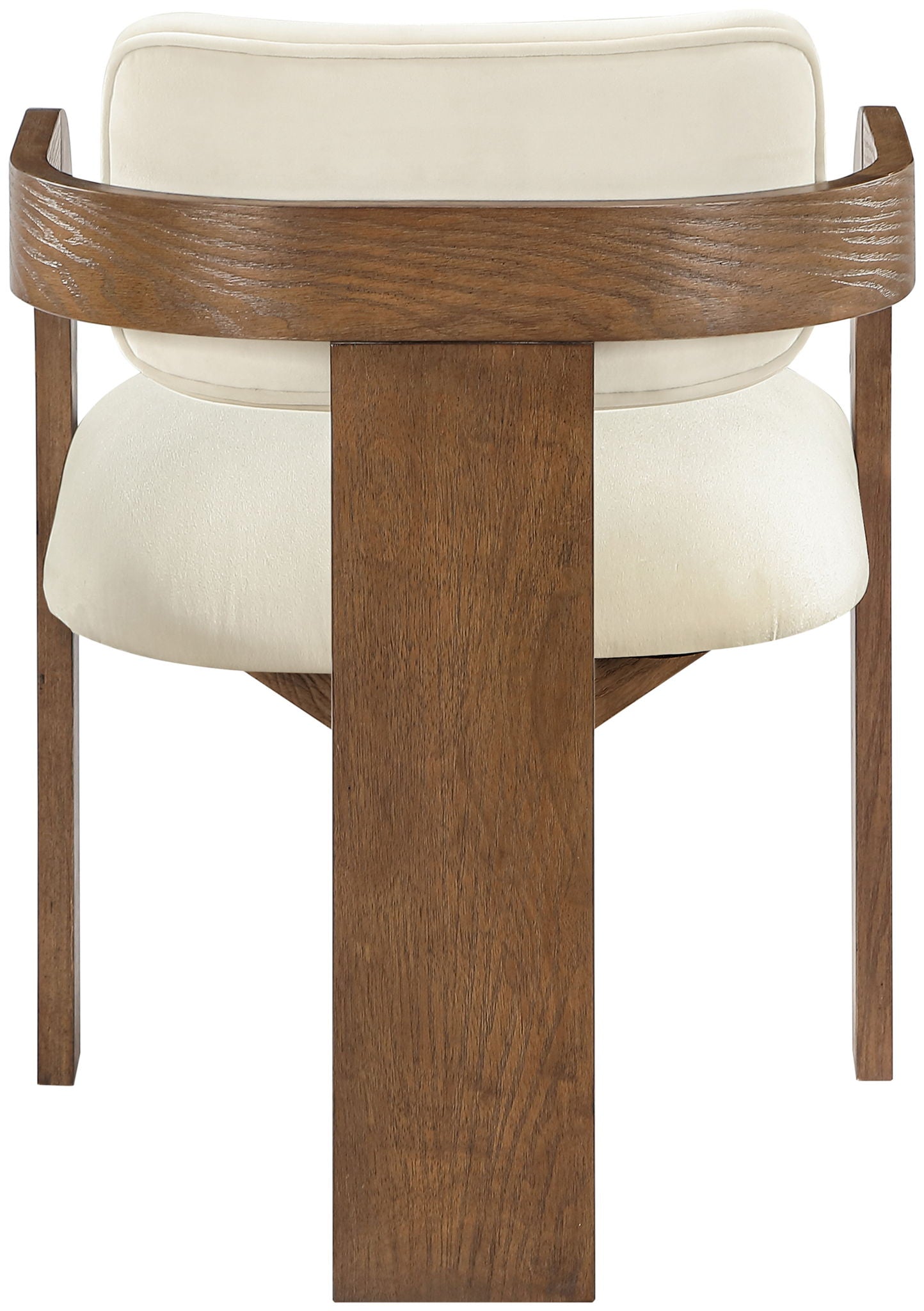 Cedra - Velvet Performance Fabric Upholstered Dining Chair (Set of 2) - Brown Frame