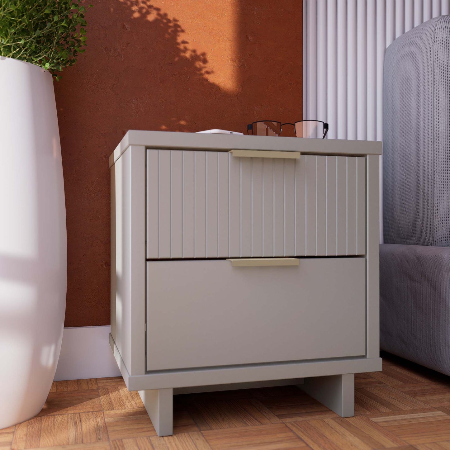 Manhattan Granville - 2-Drawer Nightstand