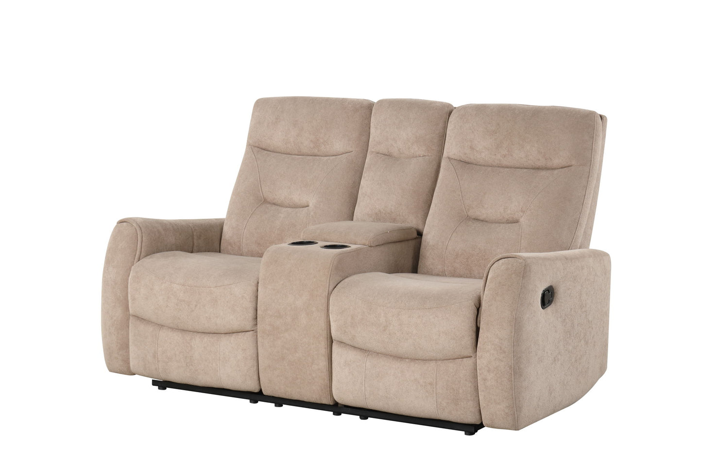 Paterson - Loveseat With Console - Beige