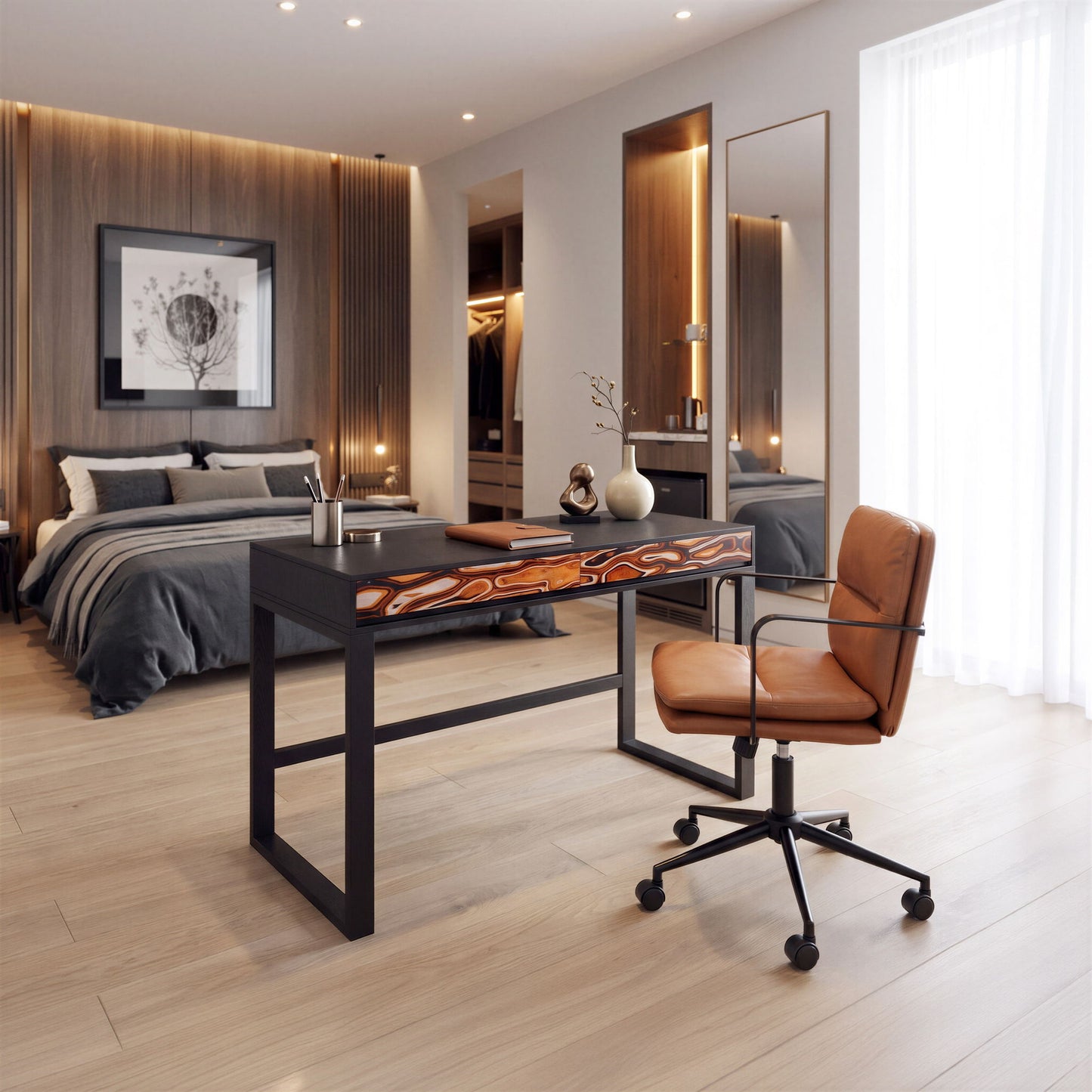 Aremi - Desk - Black