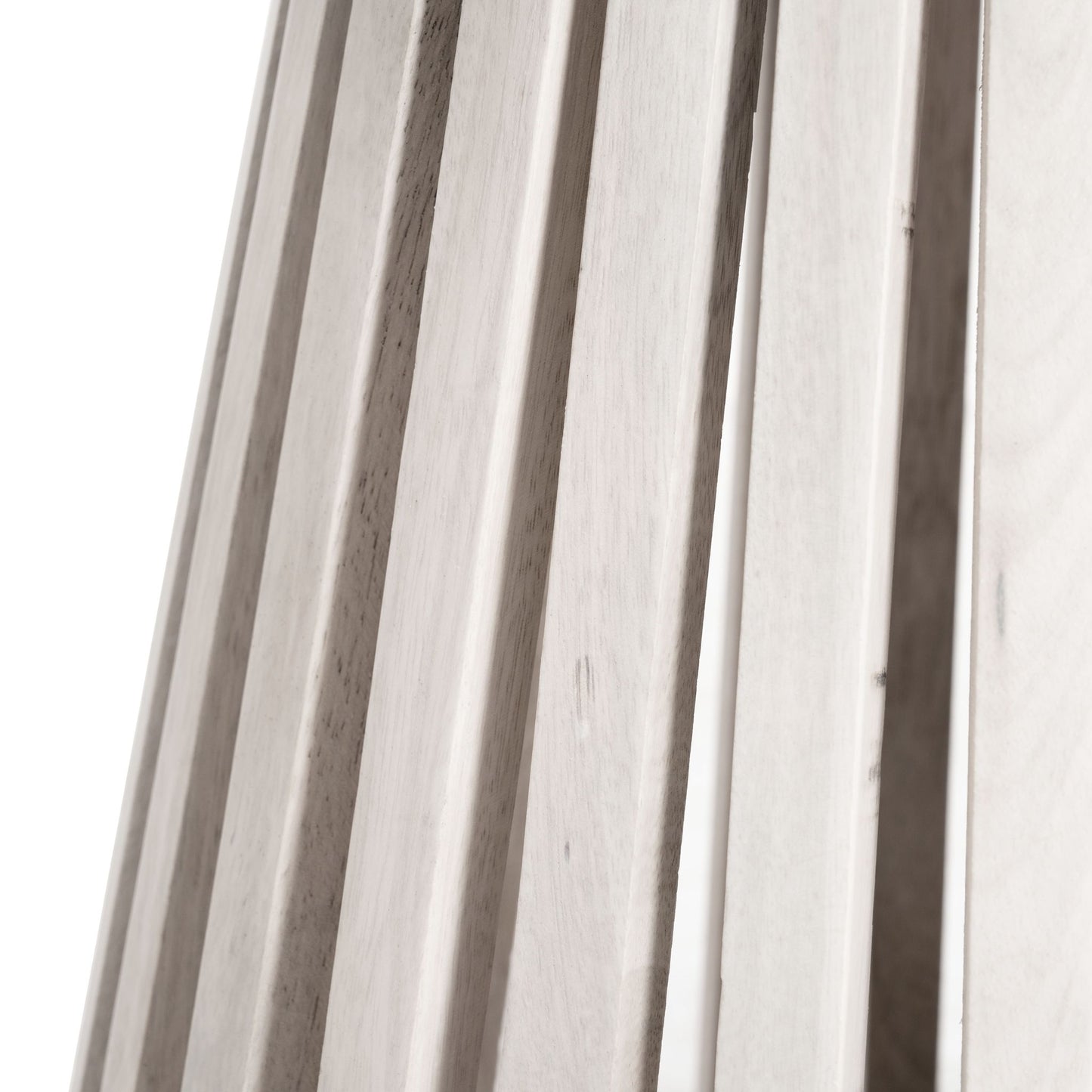 Mazara - Side Table - White / Natural