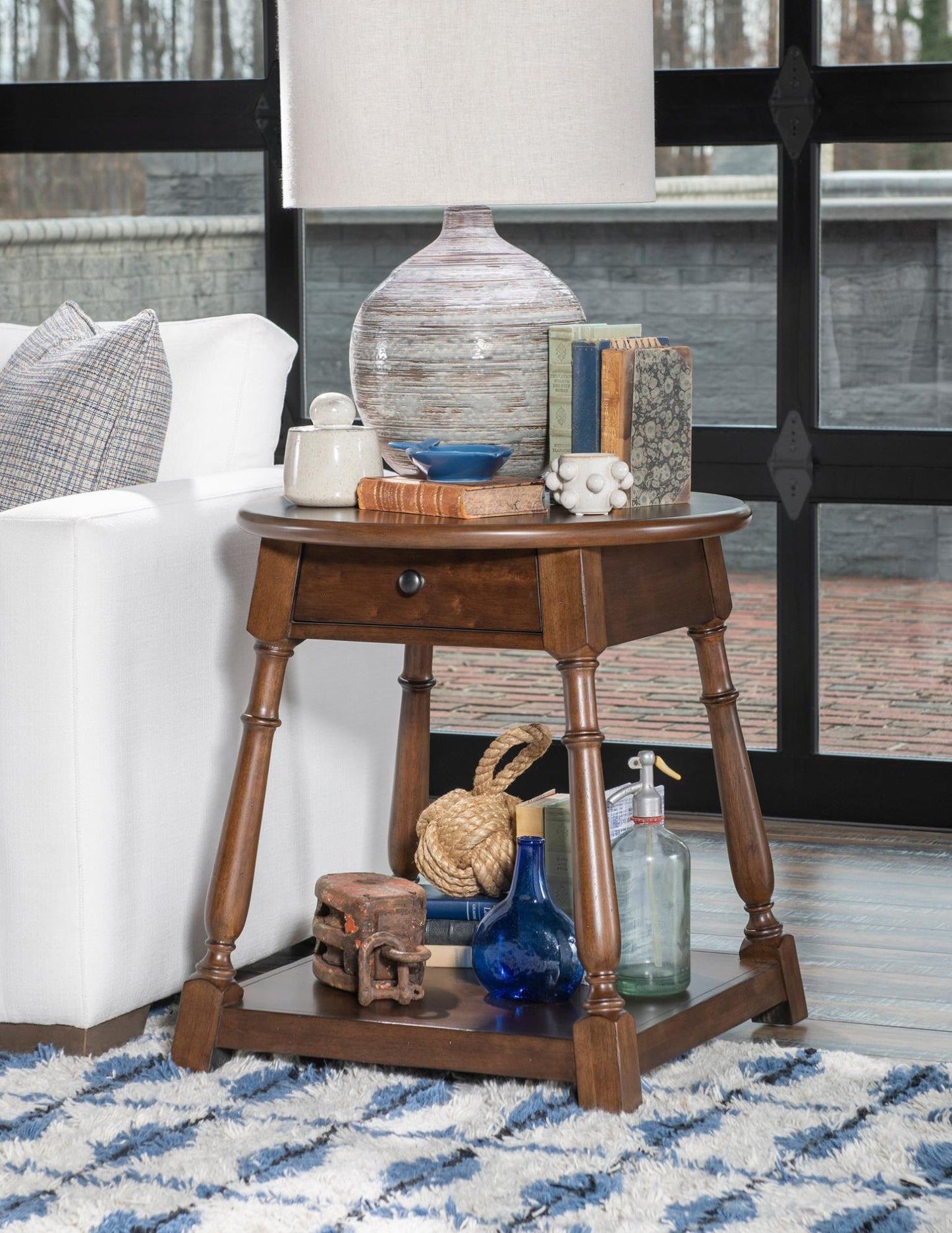 Lake House - Round End Table