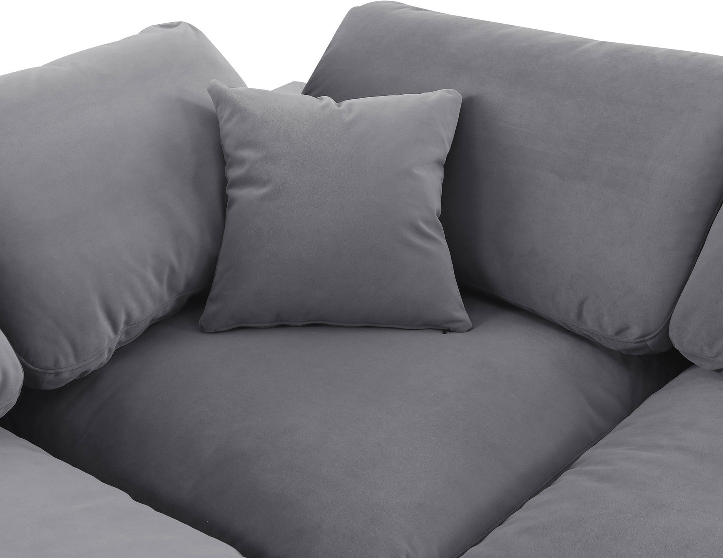 Comfy - 6 Piece Velvet Sectional