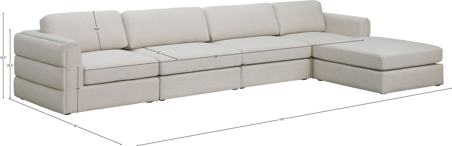 Beckham - 5 Piece Modular L-Shaped Sectional