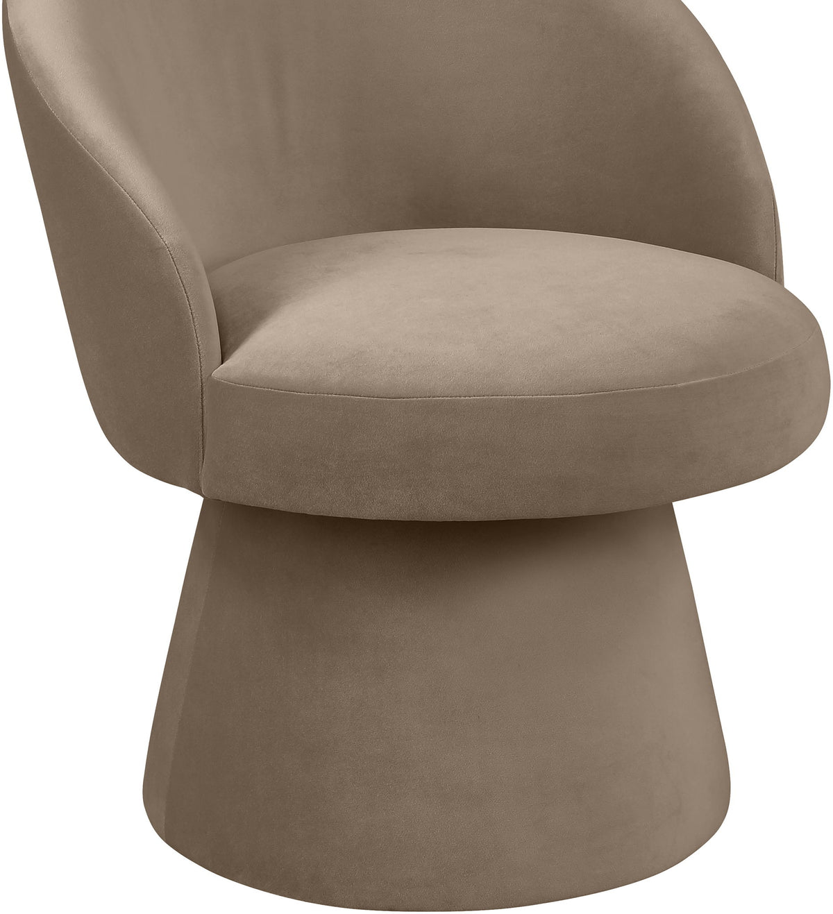 Selene - Upholstered Swivel Dining Chair