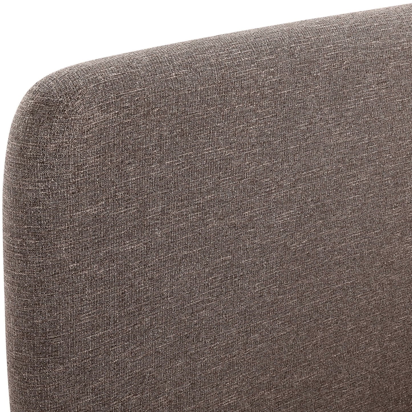 Fira - Linen Textured Fabric Upholstered Bed