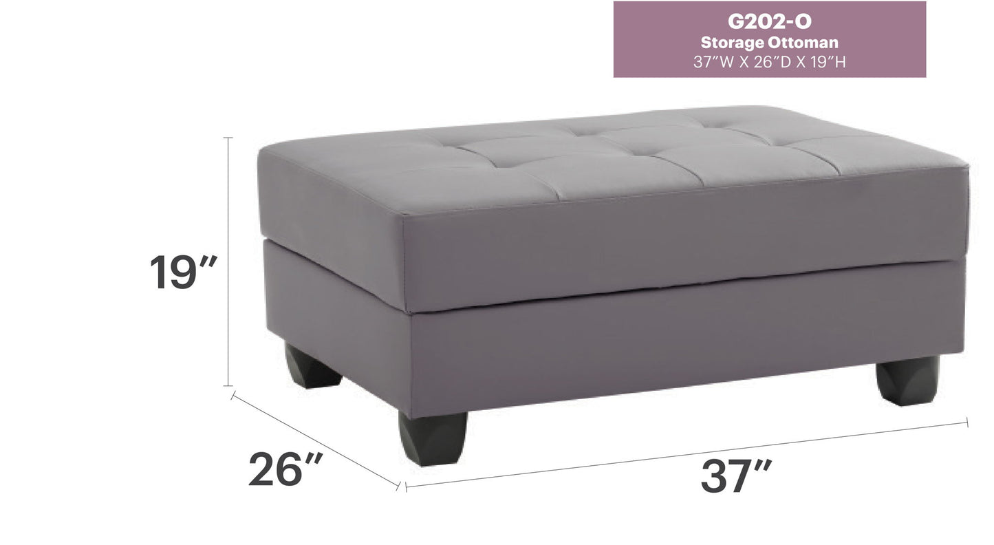 Nyla - Ottoman - Gray