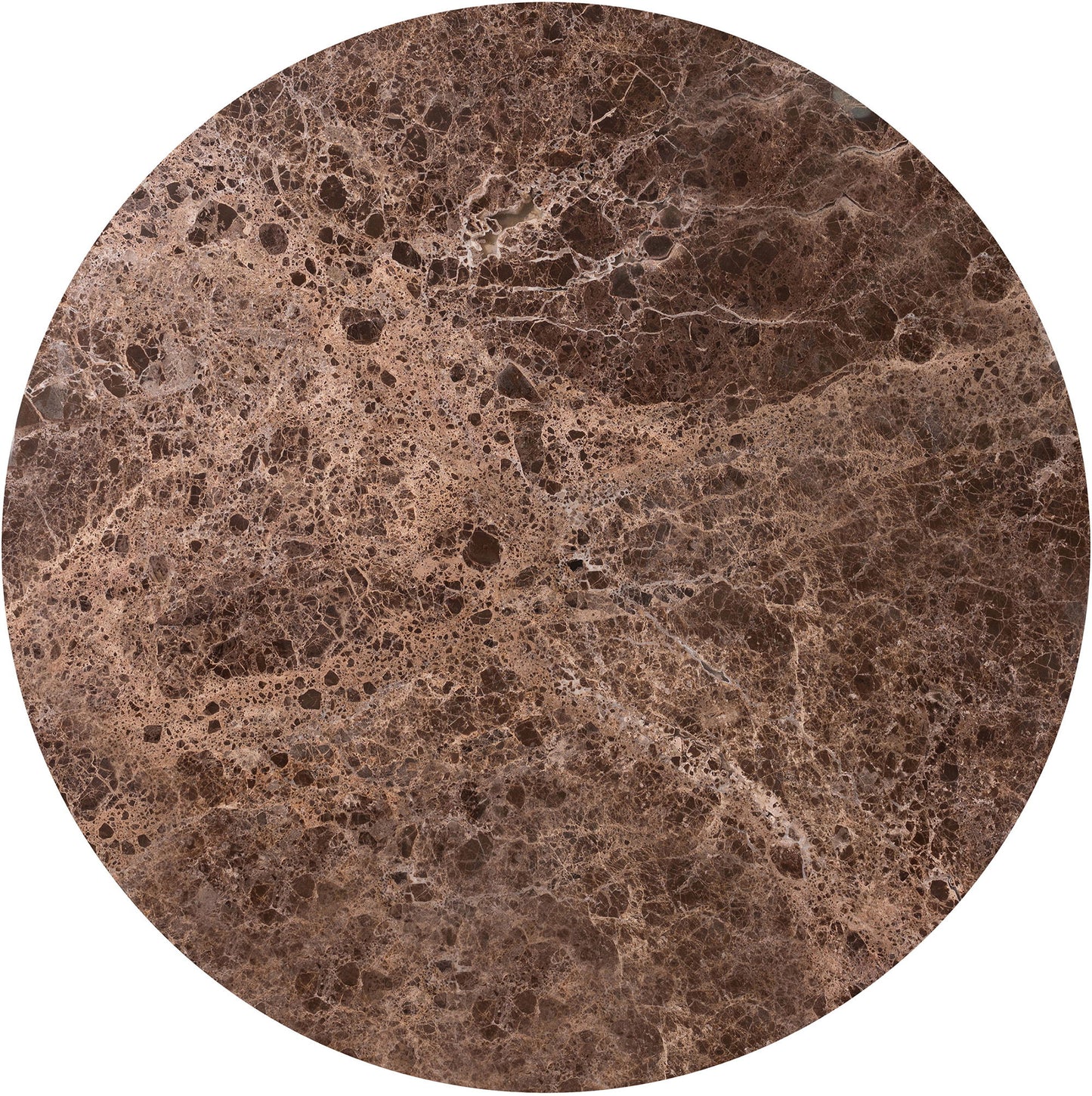 Cindra - Genuine Marble Top And Iron Base Table