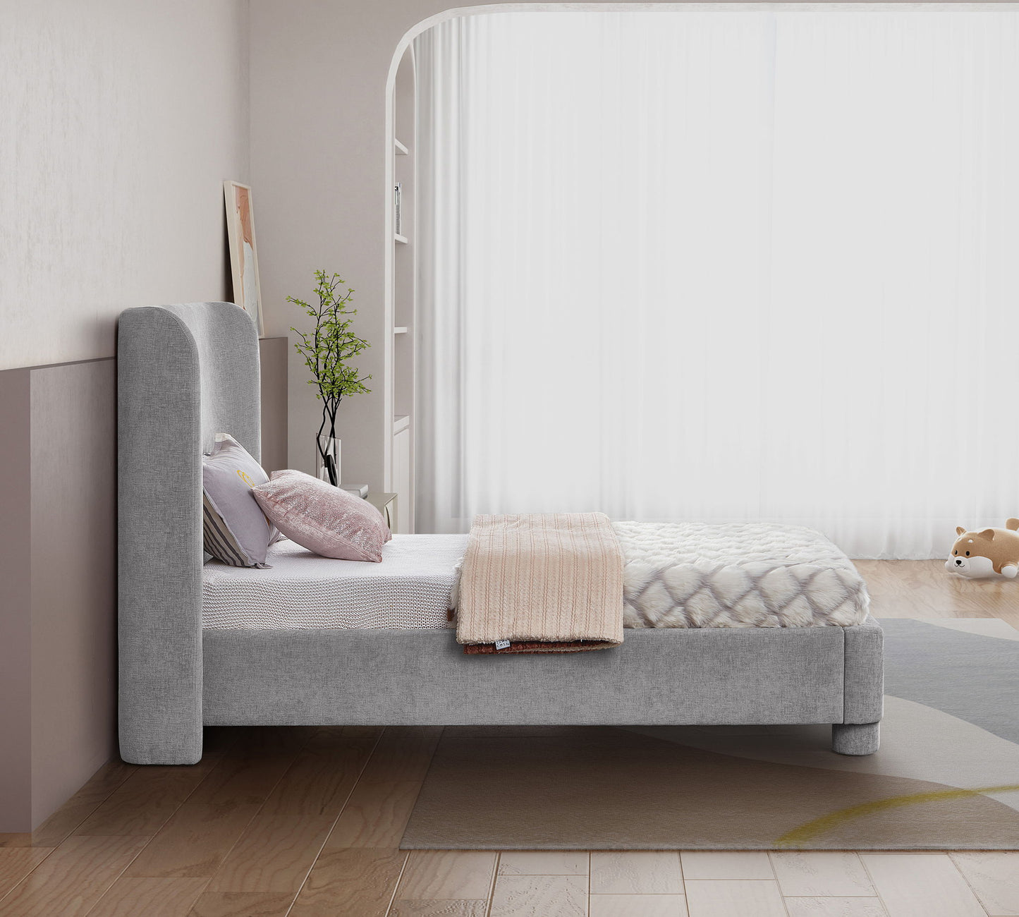 Penny - Chenille Fabric Bed