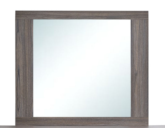 Aberdeen - Mirror - Gray / Oak