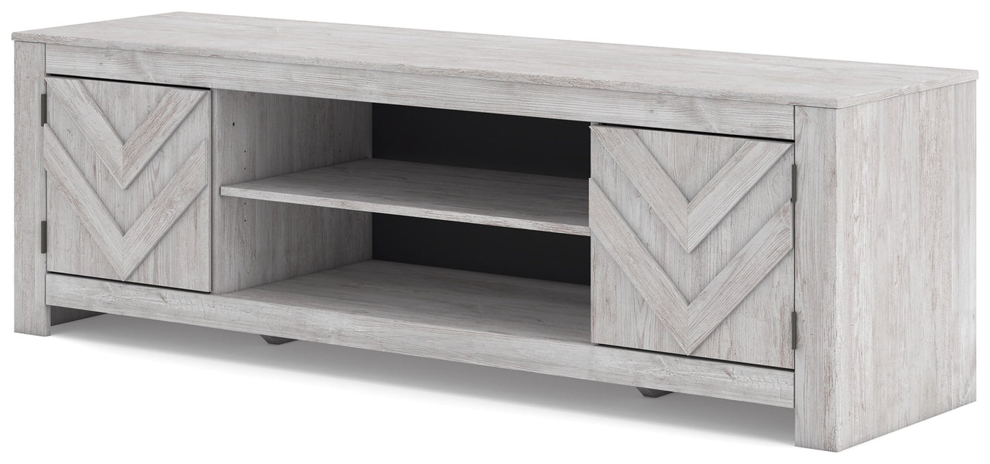 Cayboni - LG TV Stand With Fireplace Option