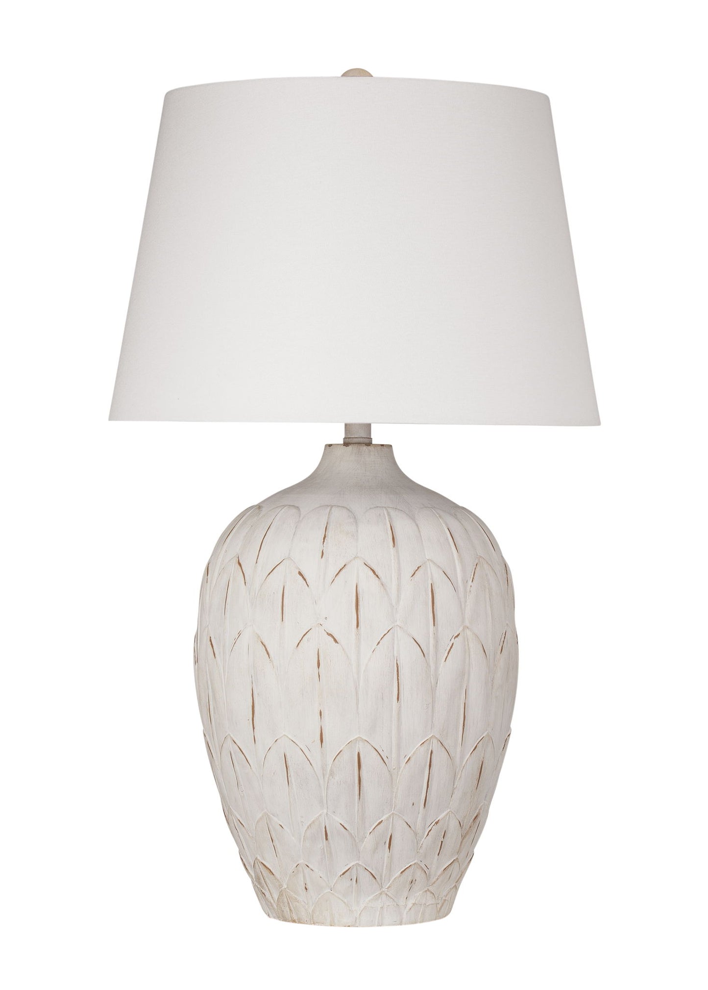 Deveron - Table Lamp - Distressed Cream