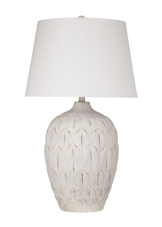 Deveron - Table Lamp - Distressed Cream