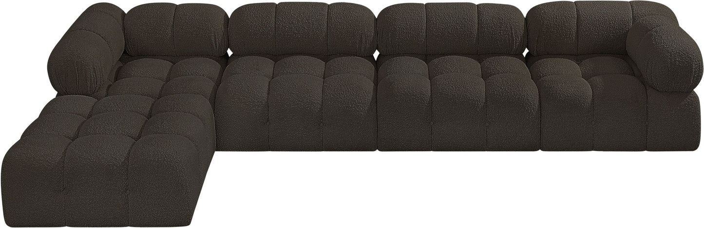 Ames - 5 Piece Fabric Modular Sectional