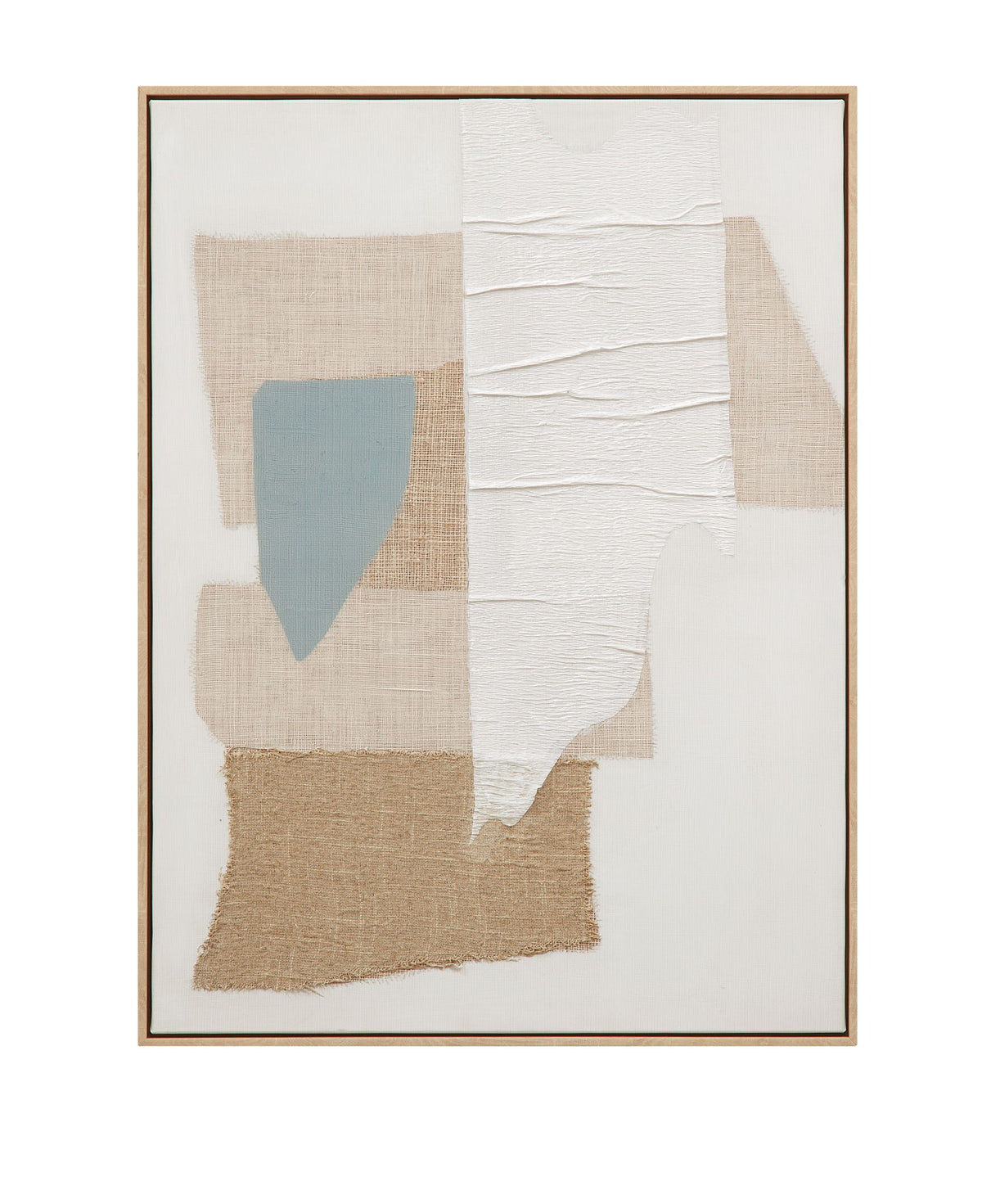 Framed Canvas Soft Geometry - Natural