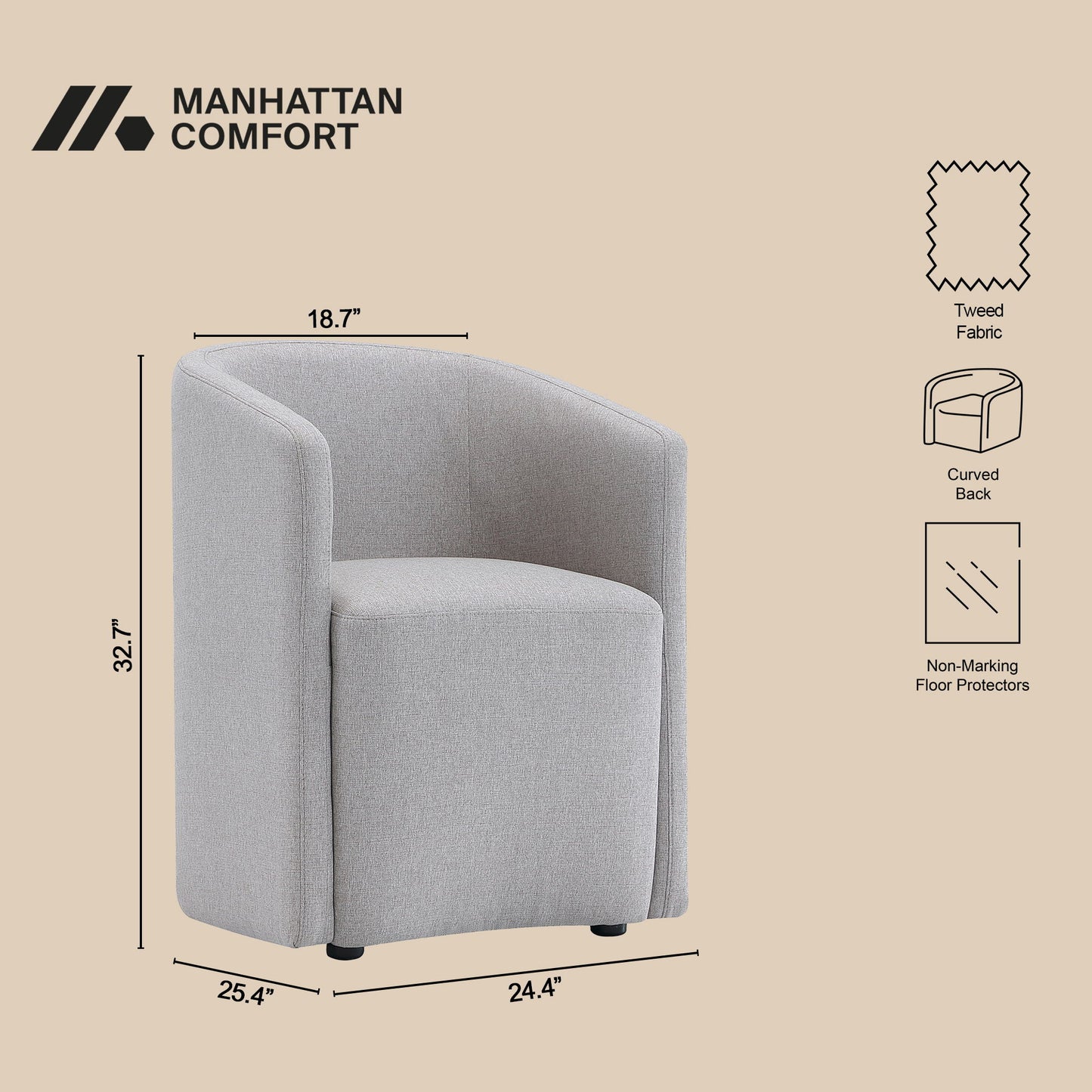 Manhattan Hearth - Upholstered Dining Chair