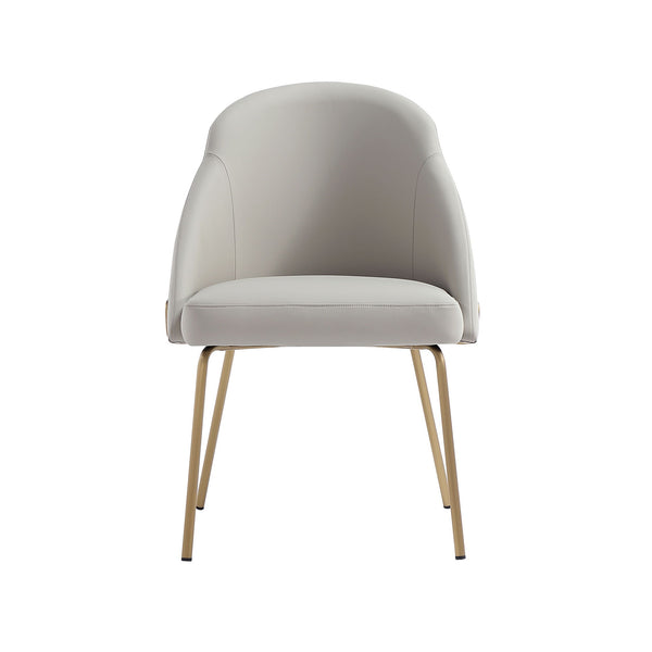 Manhattan Gracie - Dining Chair With Gold Legs