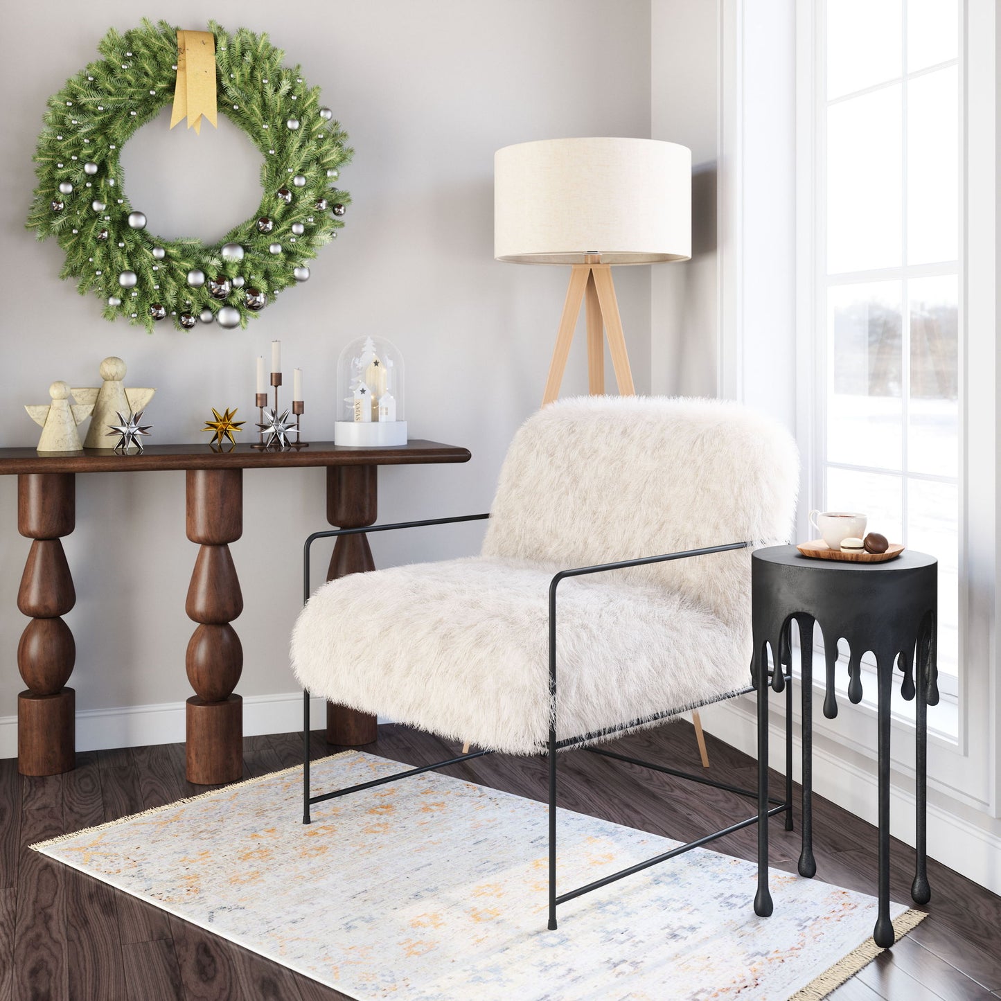 Pelut - Accent Chair - White