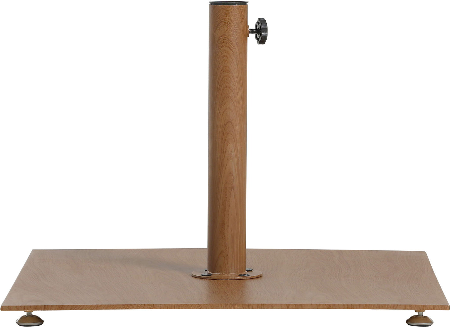 Amalfi - Aluminum Patio Umbrella - Light Brown Base / Light Brown Pole