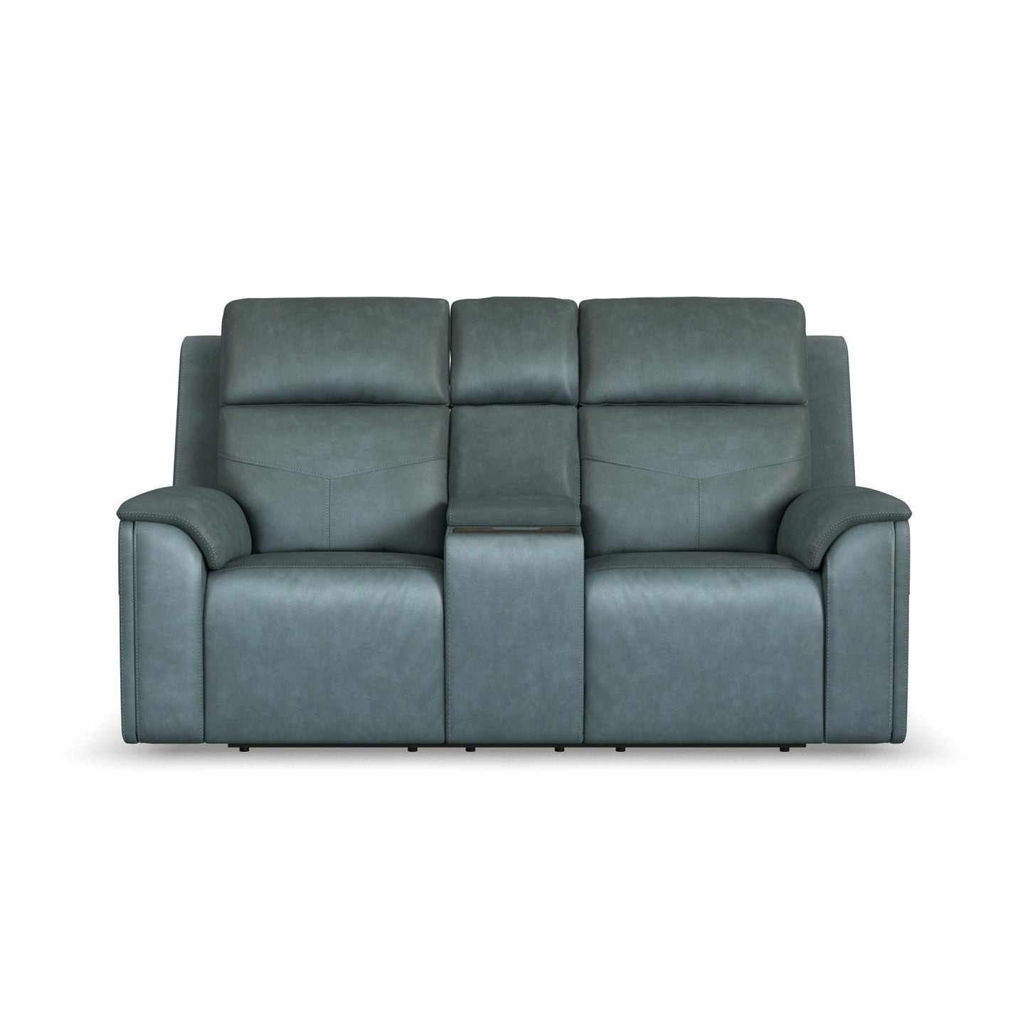 Vernon - Power Reclining Loveseat With Console, Power Headrests, Lumbar, Heat & Massage